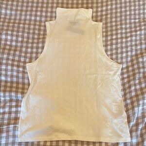 J.CREW NWT 🤍 Ivory Cream Tank Top Sleeveless Soft Fabric High Neck